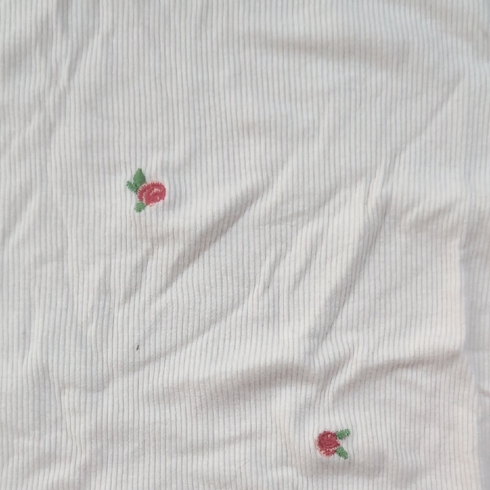 Wild Fable Cream Ribbed Top - Picture 3 of 3